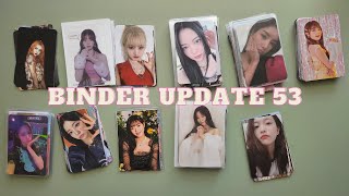 Panic storing 150 photocards because I move in a week  Photocard Binder Update 53 [upl. by Ylebmik]