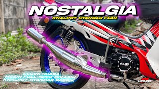 BLAYERAN KNALPOT STANDAR F1ZR DI MESIN FULL SPEK‼️ [upl. by Hewie]