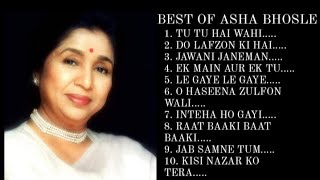 BEST OF ASHA BHOSLE EVERGREEN HINDI SONGS OF ASHA BHOSLE [upl. by Arze]