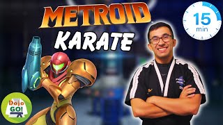 15 Minute Karate Lesson For Kids  Metroid  Dojo Go [upl. by Ennayram]