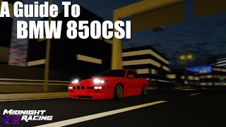 A Guide to BMW 850CSi  Midnight Racing Tokyo [upl. by Brandtr653]