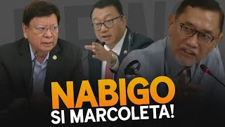 Marcoleta tinanggal sa pagiging miyembro ng Komite at nabigong hamunin ang COA sa isang mosyon na [upl. by Lebna]