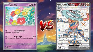 Pokemon TCG Live Comfey Mill VS Greninja EX Pidgeot EX [upl. by Ellenrahs]