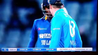 Jos Buttler calls Sri Lanka captain Angelo Mathews a quotCheating Fkquot [upl. by Avahc339]