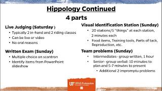 Florida 4H Hippology Contest [upl. by Winfred509]