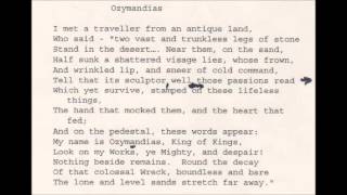 Ozymandias read by Richard Attenborough [upl. by Ark607]