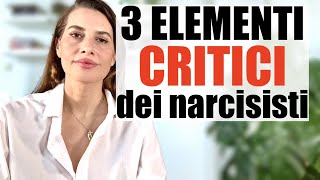 3 ELEMENTI FUORI DAL CONTROLLO DEI NARCISISTI [upl. by Gabriello]