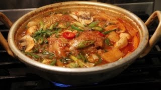 Spicy fish soup maeuntang [upl. by Yrreiht]