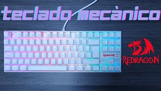 REDRAGON KUMARA K552  TECLADO MECÁNICO RGB  ANÁLISIS [upl. by Idonna]