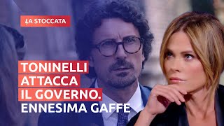 TONINELLI ATTACCA IL GOVERNO ENNESIMA GAFFE [upl. by Deroo280]