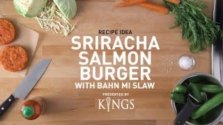 How To Sriracha Salmon Burger [upl. by Alguire]