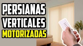 PERSIANAS Verticales de Pvc MOTORIZADAS a control Remoto  Decorjade Perú [upl. by Reedy]