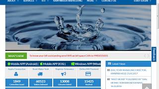 Paying Water Bill Online Hyderabad Telangana India [upl. by Nayb24]