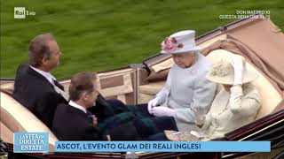 Cosè il Royal Ascot levento glam dei reali inglesi  La Vita in Diretta Estate 21062018 [upl. by Ben]