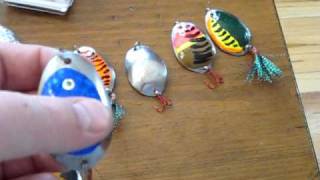 All my Homade teaspoon lures so far [upl. by Murrell]