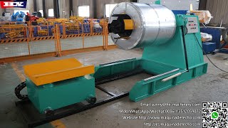 Decoiler straightener feeder machine [upl. by Hpeosj]