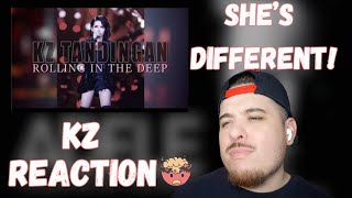 KZ Tandingan  Rolling In The Deep singer 2018 Reaction  Adele Cover [upl. by Appolonia994]