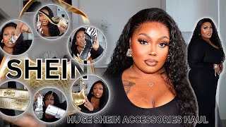 HUGE SHEIN ACCESSORIES HAUL  30 PLUS ITEMS  JEWELRY SHOES amp MORE [upl. by Ji939]