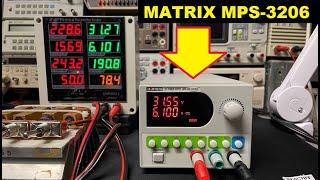 252 MATRIX MPS3206 DC Power Supply Hands On Teardown [upl. by Ginni113]