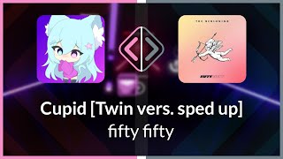 Beat Saber  EJ  fifty fifty  Cupid Twin vers sped up Easy SS 1  SS 9978 [upl. by Fraya]