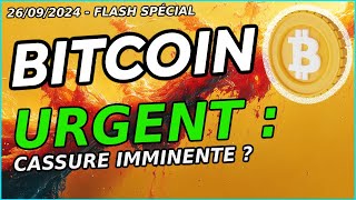 BITCOIN URGENT  CASSURE IMMINENTE  🔥 JAI UNE CRYPTO PÉPITE 🚀 [upl. by Ennaylloh]