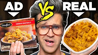 Frozen Food Ads vs Real Life Food Test [upl. by Lanni797]