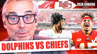 DolphinsChiefs Reaction Patrick Mahomes amp KC offense back Tua a franchise QB  Colin Cowherd NFL [upl. by Buyse771]