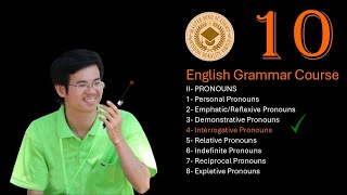 English Grammar Course Part 10 Interrogative Pronouns  Master Mind Academy Cambodia [upl. by Ssur]