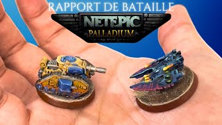 WARHAMMER 40K POUR LES FOURMIS Rapport de bataille Netepic Palladium Astra militarum vs Aeldari [upl. by Thaine]