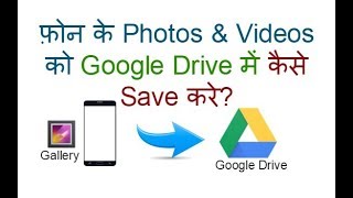 How to take Photos amp Videos Backup in Google Drive in Android Smartphone HINDI [upl. by Odnarb]