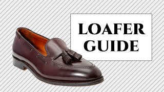 Loafer Shoes Guide For Men  Tassel Penny Gucci Horsebit Weejuns amp Slipon Slipper Explained [upl. by Yerxa]