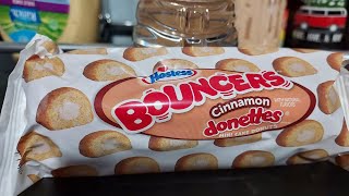 Mini Joshs Snack amp Candy Reviews Hostess BOUNCERS Cinnamon Donettes [upl. by Kacy439]