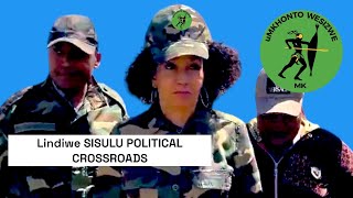 ANC LINDIWE SISULU IN POLITICAL CROSSROAD OF MKHONTO OR ANC [upl. by Eelrefinnej]