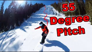 Snowboarding the STEEPEST Ski Run in North America  Season 6 Day 108 [upl. by Mcdowell]