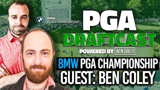 LIVE BMW PGA Championship Preview  VIP Guest Ben Coley  PGA Draftcast  LIVE Draft amp DPWT DFS Tips [upl. by Orola]