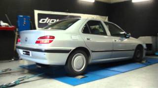 Reprogrammation moteur Peugeot 406 hdi 136cv  169cv dyno digiservices [upl. by Ardnekat]