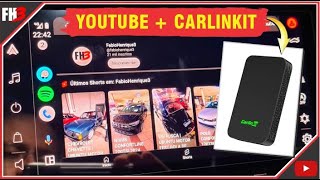 TESTANDO O YOUTUBE COM O CARLINKIT 50 NO ANDROID AUTO COMO FUNCIONA [upl. by Wilhide]