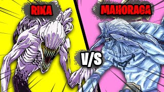 RIKA vs MAHORAGA  Who Will Win this EPIC Battle Mahoraga and Rika Powers Explained  Loginion [upl. by Ellennaj]