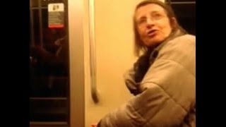 Une folle dingue hystérique dans le métro ★ [upl. by Enirroc437]