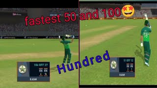 fastest 50 and 100 hundred 🤩 Highlights match 😎 [upl. by Seto861]