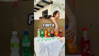 🤔हे प्रभू … Clean Swipe हो गया… guessthecolddrinkchallenge drinkchallenge foodie softdrinks [upl. by Tamra]