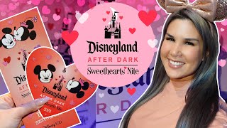 DISNEYLAND SWEETHEARTS NITE 2023 💘 Food Characters Merch After Hours Event Vlog [upl. by Saenihp164]