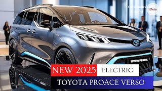 New 2025 Allelectric Toyota Proace Verso and Proace City Verso get a new faces [upl. by Rose]