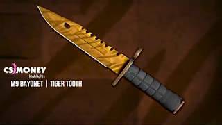 CSGO  M9 Bayonet  Tiger Tooth [upl. by Siddra]