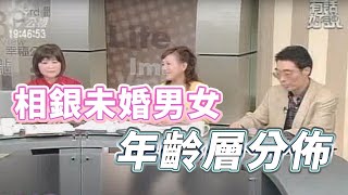 公共電視有話好說NGO觀點相銀銀行的未婚男女年齡層分佈 [upl. by Neitsabes]