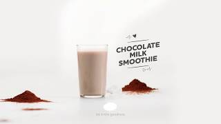 Arla Organic Chocolate Milk Smoothie Recipe [upl. by Halie148]