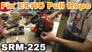 Taryl how to fix recoil on SRM225 Echo Weed eater [upl. by Fachini]