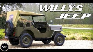 WILLYS JEEP CJ3  CJ 3 1955  Modest Test Drive  WWII Army Jeep  SCC TV [upl. by Elliot18]