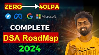 Complete DSA RoadMap For Beginners 2024  Zero To Hero [upl. by Einej463]