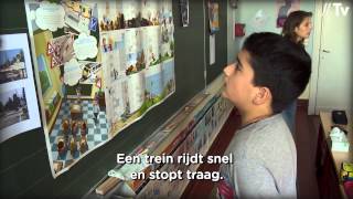 De schoolkalender leert kinderen over spoorveiligheid [upl. by Niwled737]